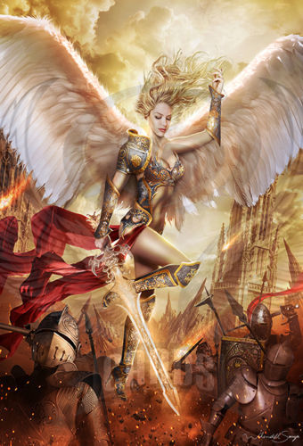 Art Print **Apocalypse Angel** 13x19 Inches Signed by the Artist